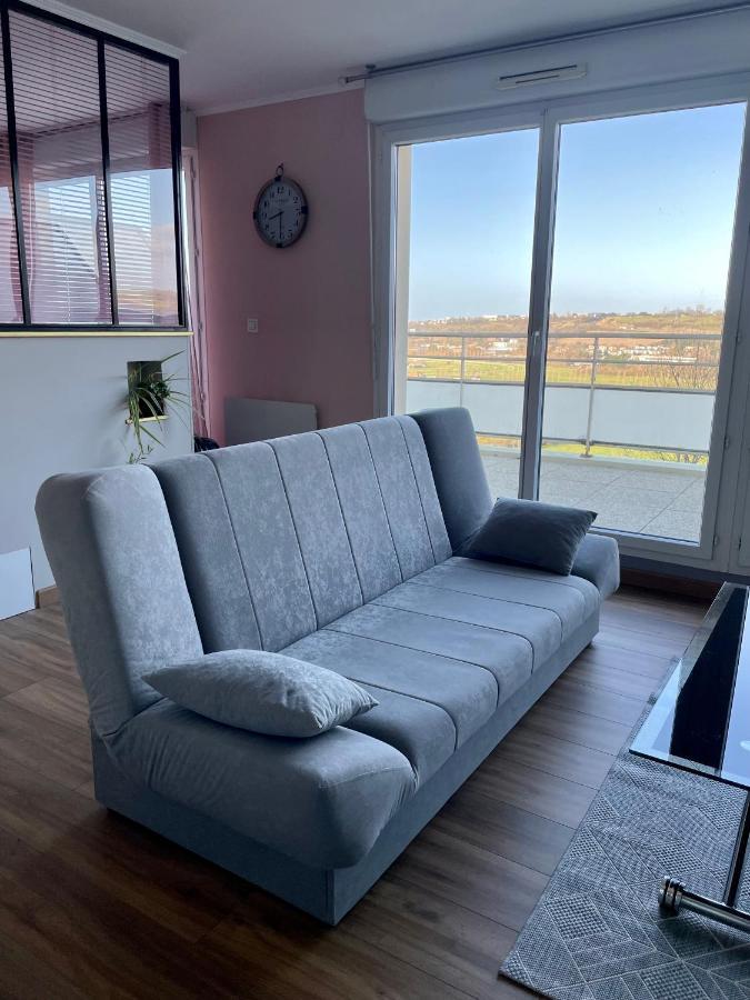 Rouxmesnil-Bouteilles Le Panorama, Echappee Mer Dieppe & Parking Prive 아파트 외부 사진